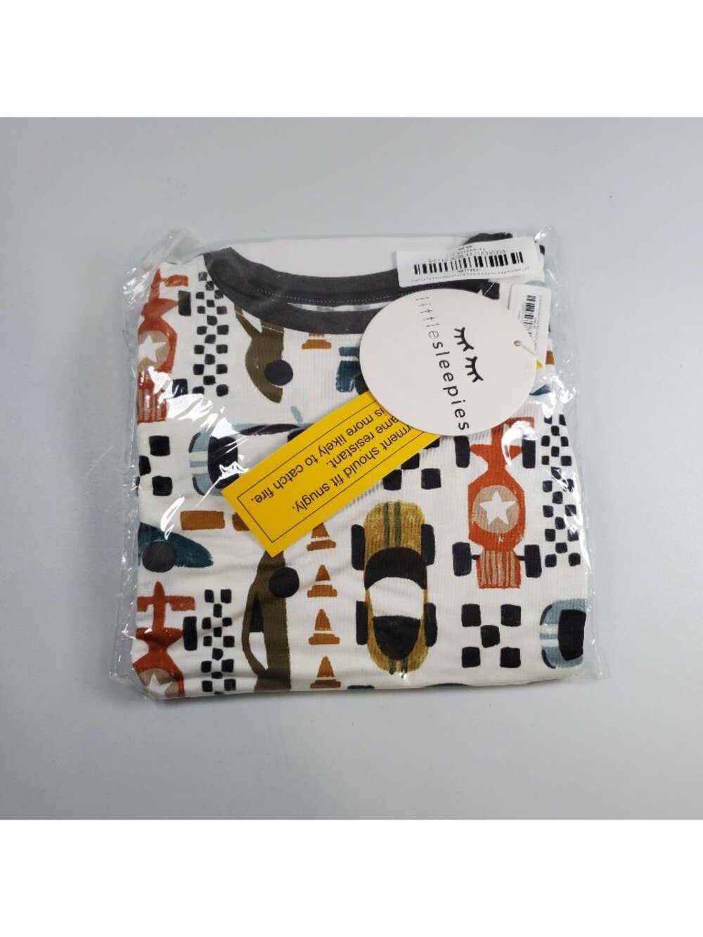 Little Sleepies Fast Lane Two Piece Long Sleeve Pant Pajama Set Kids Size 2T NWT